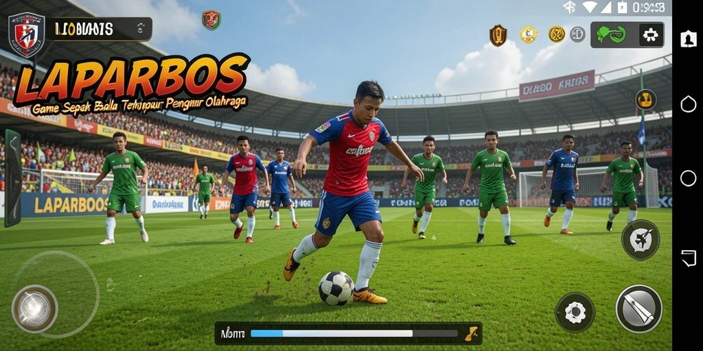 Tampilan gameplay LAPARBOS yang menarik dan menegangkan.