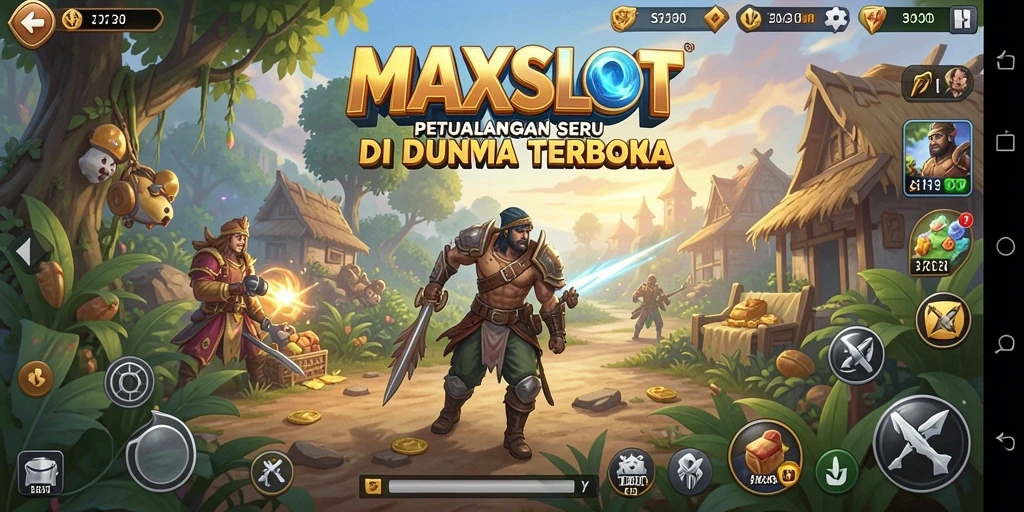 Tampilan gameplay MAXSLOT yang seru dalam dunia terbuka.
