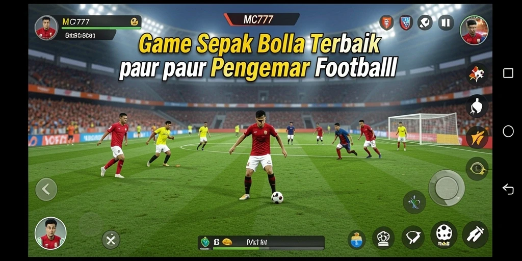 Tampilan gameplay nyata dan mendebarkan di MC777.