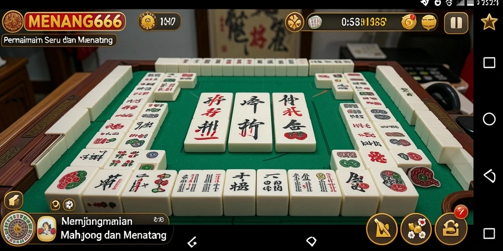 Tampilan menawan dari game Mahjong MENANG666 dengan gameplay yang mengasyikkan.