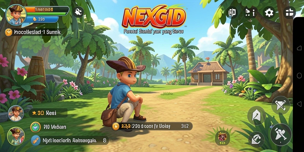 Screenshot gameplay NEXGID yang menampilkan momen-seru saat bermain.