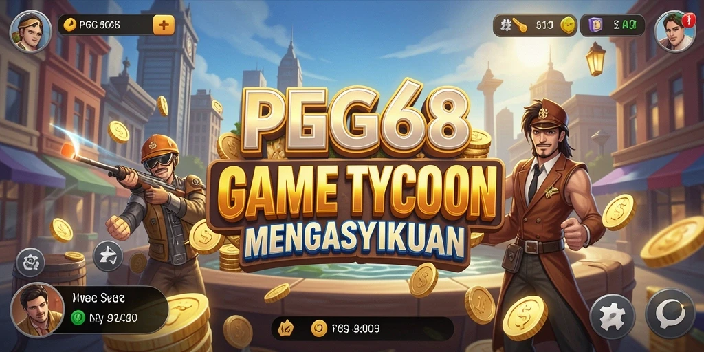 Gameplay menarik dari PGG68 dalam membangun usaha Tycoon.
