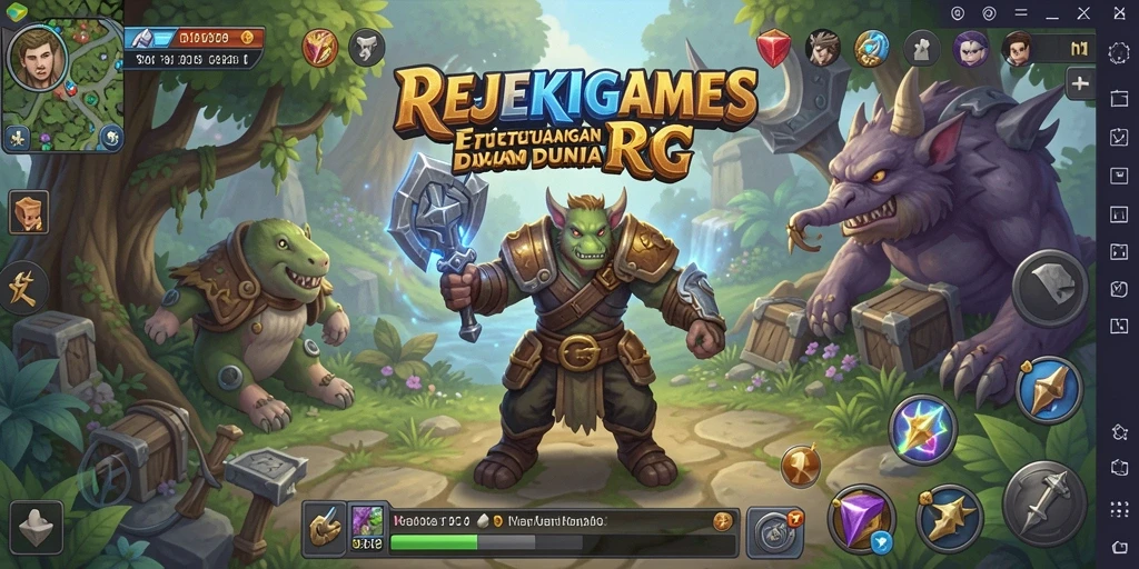Gameplay seru dan mendebarkan di REJEKIGAMES.