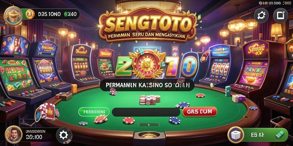 Tampilan menarik gameplay Kasino di SENGTOTO dengan berbagai pilihan permainan.