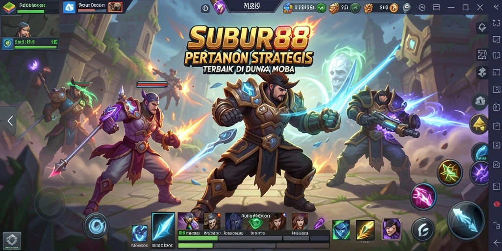 Gameplay seru SUBUR88 dengan pertarungan tim yang dinamika.