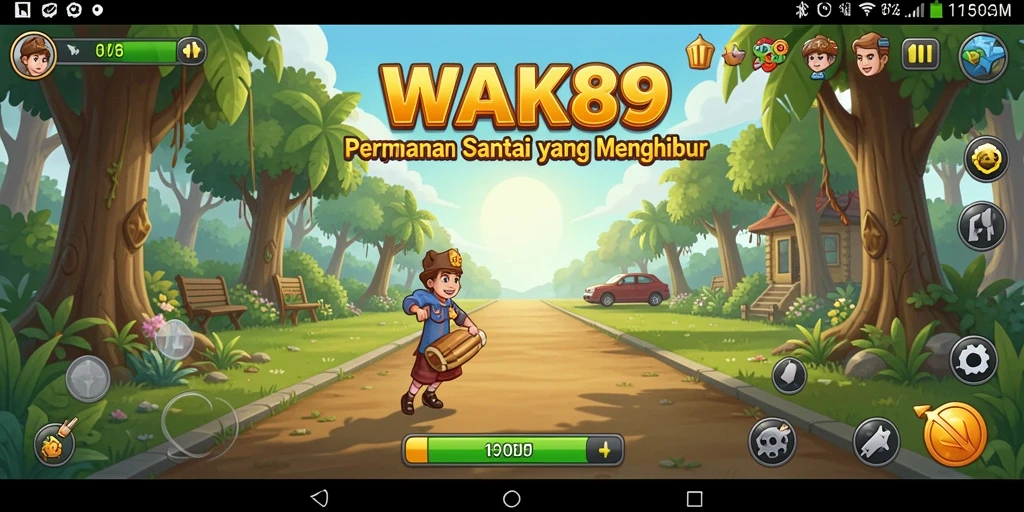 Tampilan gameplay WAK89 yang seru dan menghibur.