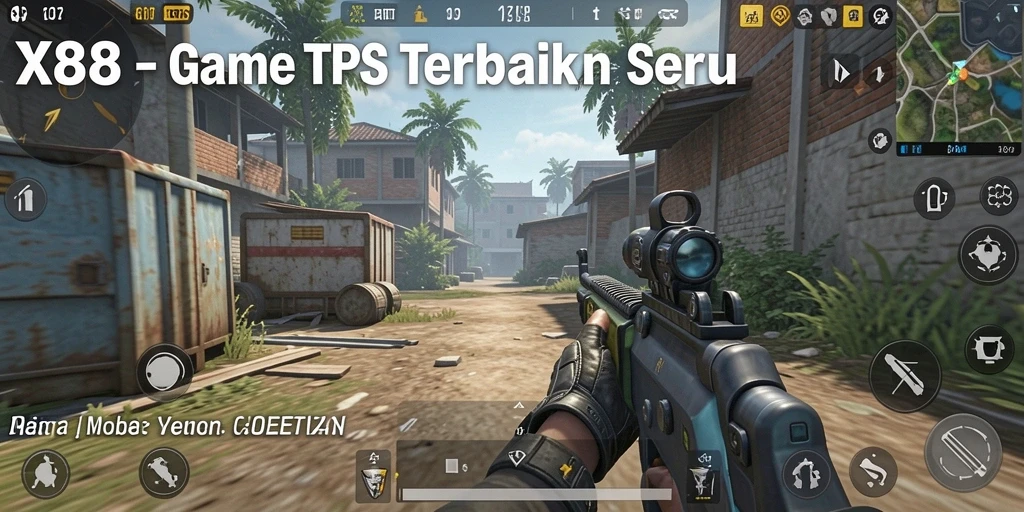 Tangkapan layar menunjukkan aksi mendebarkan dalam gameplay TPS.