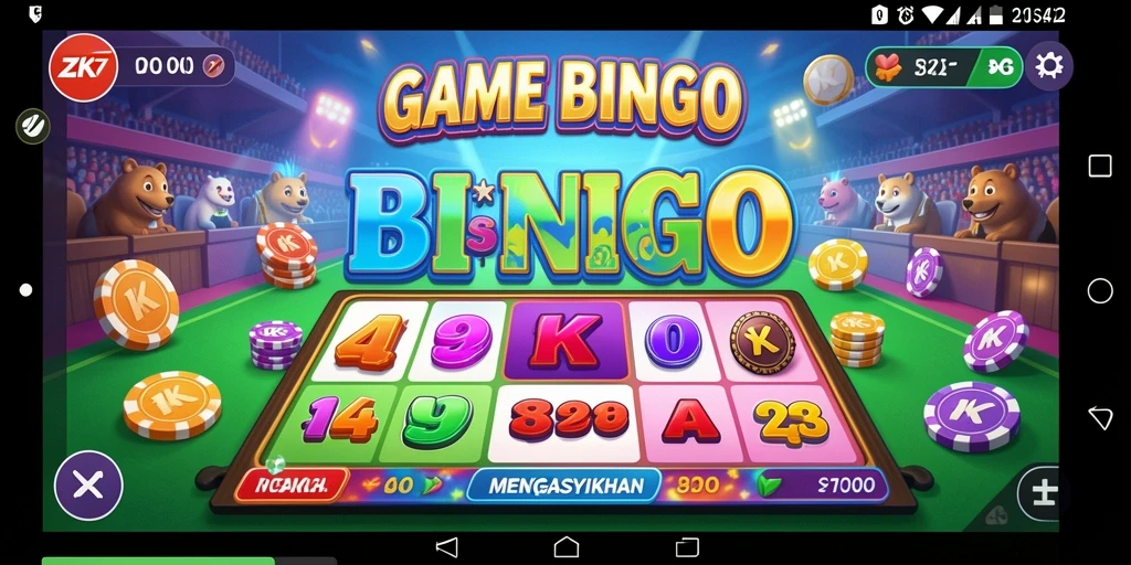 Tampilan gameplay menarik di ZK7 dengan momen seru Bingo.
